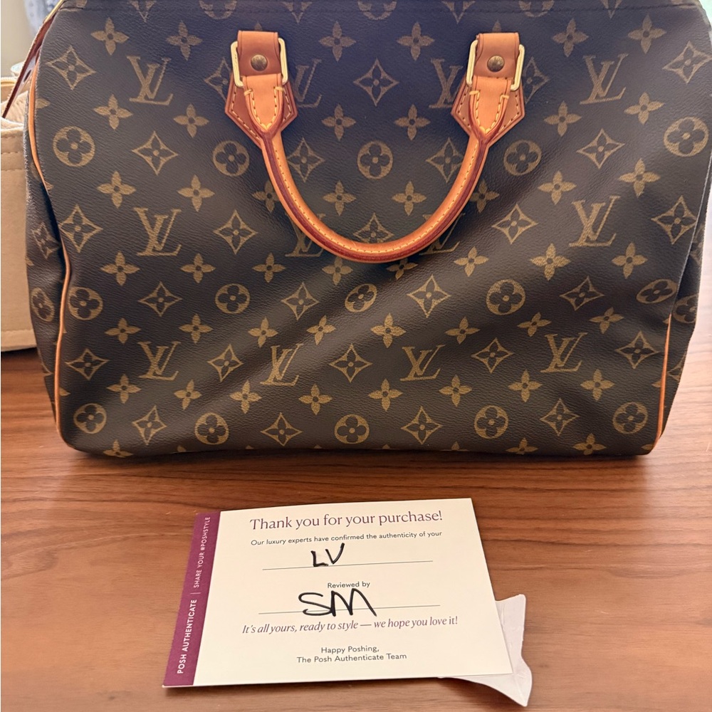Authentic Louis Vuitton Speedy 35 - Picture 7 of 12